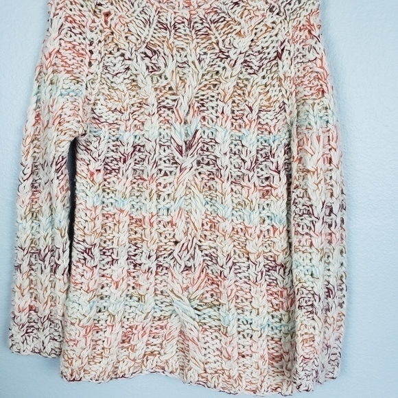 Urban Outfitters COOPERATIVE Colorful Chunky Knit Wool Blend Sweater Sz M - Picture 2 of 5